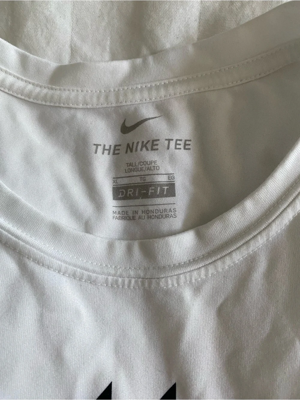 Nike NBA Portland Trailblazers White Short Sleeve Tee XL Tall